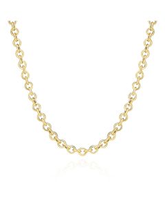 Łańcuch srebrny pozłacany Sif Jakobs Carrara Chain SJ-C2478-YG