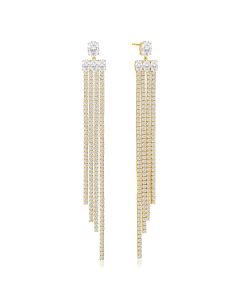 Kolczyki Sif Jakobs Ellisse złote SJ-E2328-CZ-YG