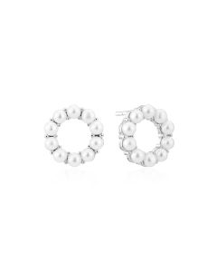 Kolczyki srebrne Sif Jakobs Biella Altro Perla SJ-E2433-P