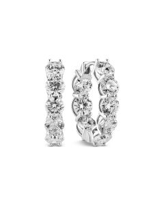 Kolczyki Sif Jakobs Ariccia z diamentami labolatoryjnymi białe złoto 14K 5.46 ct SJ-E2528-WD-WG