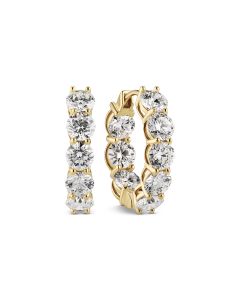 Kolczyki Sif Jakobs Ariccia z diamentami labolatoryjnymi złoto 14K 5.46 ct SJ-E2528-WD-YG