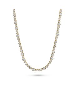 Naszyjnik srebrny pozłacany Sif Jakobs Sardinien Altro SJ-N2775-CZ-YG