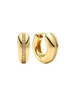 Kolczyki srebrne pozłacane Sif Jakobs Palermo SJ-E2588-CZ-YG