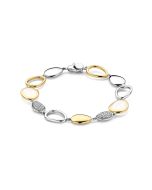 Bransoletka srebrna pozłacana TI SENTO 23082MW