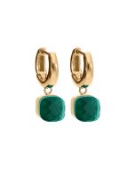 Kolczyki QUDO Firenze Emerald 107001/20-4507
