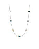 Naszyjnik srebrny pozłacany TI SENTO 34079DB/42