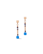 Kolczyki Coeur de Lion Mini Cubes multicolor 5027/21-1538