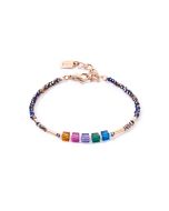 Bransoletka Coeur de Lion Mini Cubes multicolor 5027/30-1538