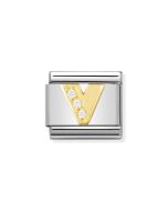 Nomination Composable Gold 18K litera V 030301/22