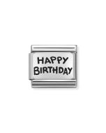 Composable Silver Happy Birthday 330102/41