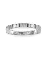 Bransoletka Nomination Italy Extension Glitter białe kryształy 043210/010