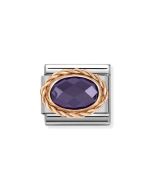 Composable Rose Gold Fioletowa Cyrkonia 430603/001