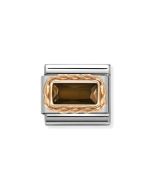 Composable Rose Gold Brązowa Cyrkonia 430604/012