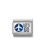 Composable Silver "LET'S GO" 330206/31