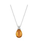 Naszyjnik Nomination Italy Myradiance srebrny bursztyn 241508/040