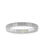 Bransoletka Nomination Italy Extension Gold 18K i Silver koniczynka 047010/004