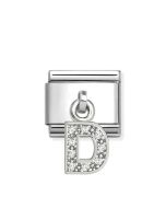 Nomination Composable Silver litera "D" 331818/04