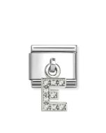 Nomination Composable Silver litera "E" 331818/05