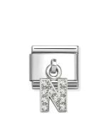 Nomination Composable Silver litera "N" 331818/14