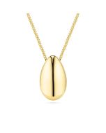 Naszyjnik srebrny pozłacany kropla Sif Jakobs Goccia SJ-N2580-YG