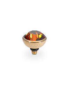 Wkręcany top QUDO Bottone smoked amber złoty 100004/47-5157