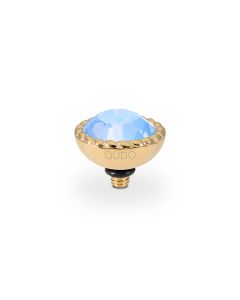 Wkręcany top QUDO Nemoli light sapphire opal złoty 100071/47-4721