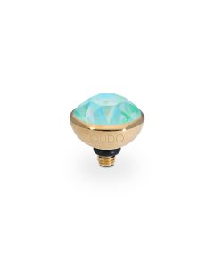 Wkręcany top QUDO Bottone crystal silky sage delite złoty 100004/47-4965