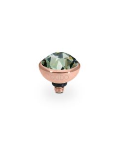 Wkręcany top QUDO Bottone black diamond różowe złoto 100005/47-5201