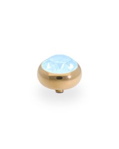 Wkręcany top QUDO Sesto crystal sky ignite złoty 100013/47-4798