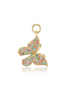 Zawieszka do kolczyków srebrna pozłacana Sif Jakobs Charms SJ-CH2383-XCZ-YG