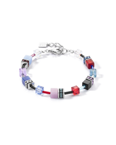 Naszyjnik GeoCUBE® Iconic srebrno-zielony 2838/10-0500