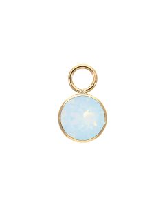 Zawieszka QUDO Bottone white opal 100004/44-5404