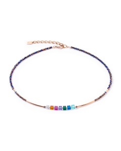 Naszyjnik Coeur de Lion Mini Cubes multicolor 5027/10-1538