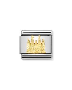 Nomination Composable Gold 18K Sagrada Familia Hiszpania 030123/19