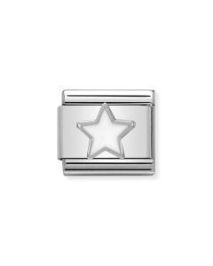 Composable Silver Biała gwiazdka 330202/04