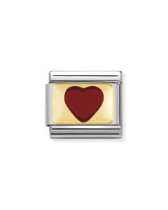 Composable Gold czerwone serce 030206/33