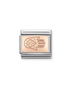 Composable Rose Gold Dłoń Fatimy 430110/04