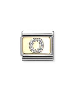 Nomination Composable Gold 18K brokatowa  litera "O" 030291/15