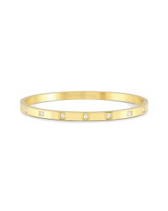 Bransoletka Nomination Italy Pretty bangles pozłacana z cyrkoniami 029514/012 18 cm