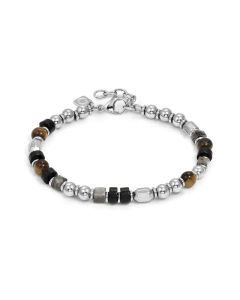 Bransoletka Nomination Italy Instinctstyle Sea tygrysie oko / onyks / labradoryt 027932/065