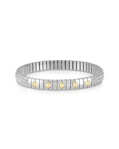 Bransoletka Nomination Italy Extension Gold 18K i Silver serca 047012/008