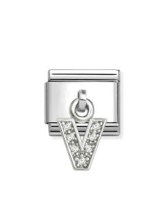 Nomination Composable Silver litera "V" 331818/22