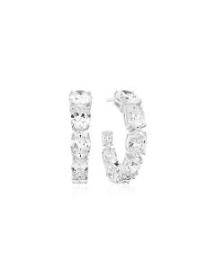 Kolczyki srebrne Sif Jakobs Ellisse białe cyrkonie SJ-E2330-CZ