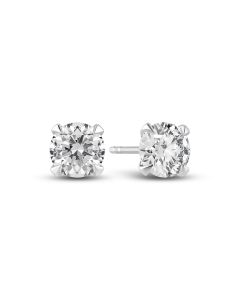 Kolczyki Sif Jakobs Venice Solitaire Grande z diamentami labolatoryjnymi białe złoto 14K 1.00 ct SJ-E2503-WD-WG
