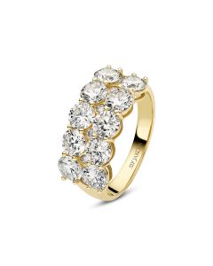 Pierścionek Sif Jakobs Ariccia z diamentami labolatoryjnymi złoto 14K 3.62 ct SJ-R2531-WD-YG-52 rozmiar 52