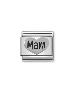 Nomination Composable Silver serce z napisem Mam 330101/15