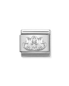 Composable Silver Kwiat lotosu 330304/44